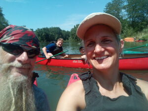 Canoeing on the Adour